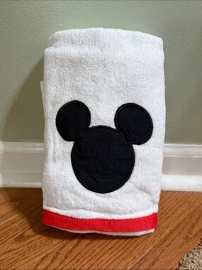 Disney White Hand Towel Set of 2- Mickey Mouse
